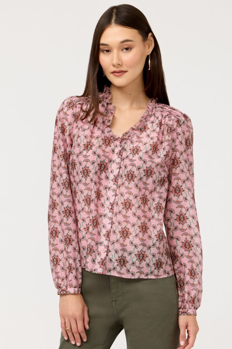 HANNETH PINTUCK BLOUSE