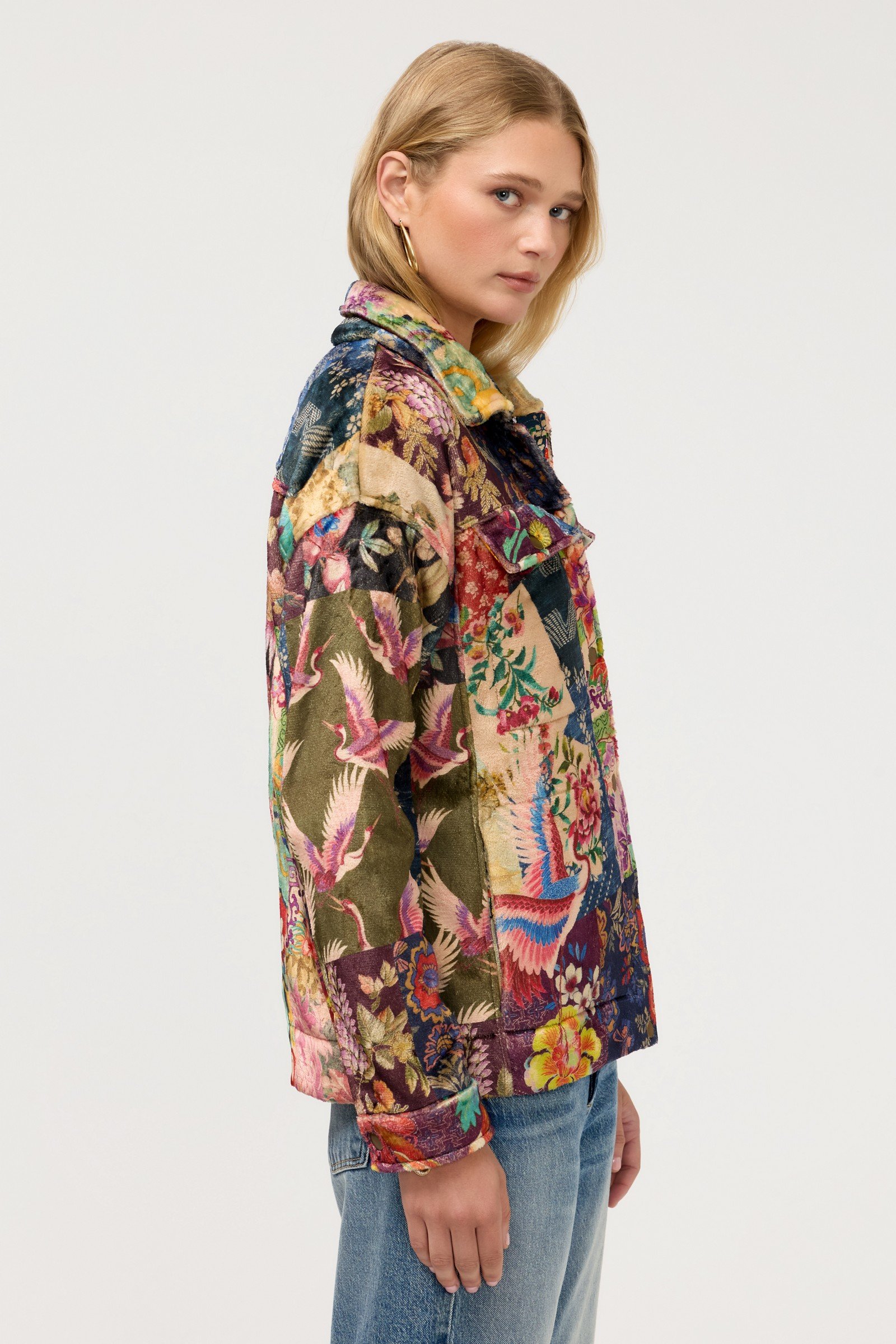 AMELIE SHERPA TRUCKER JACKET