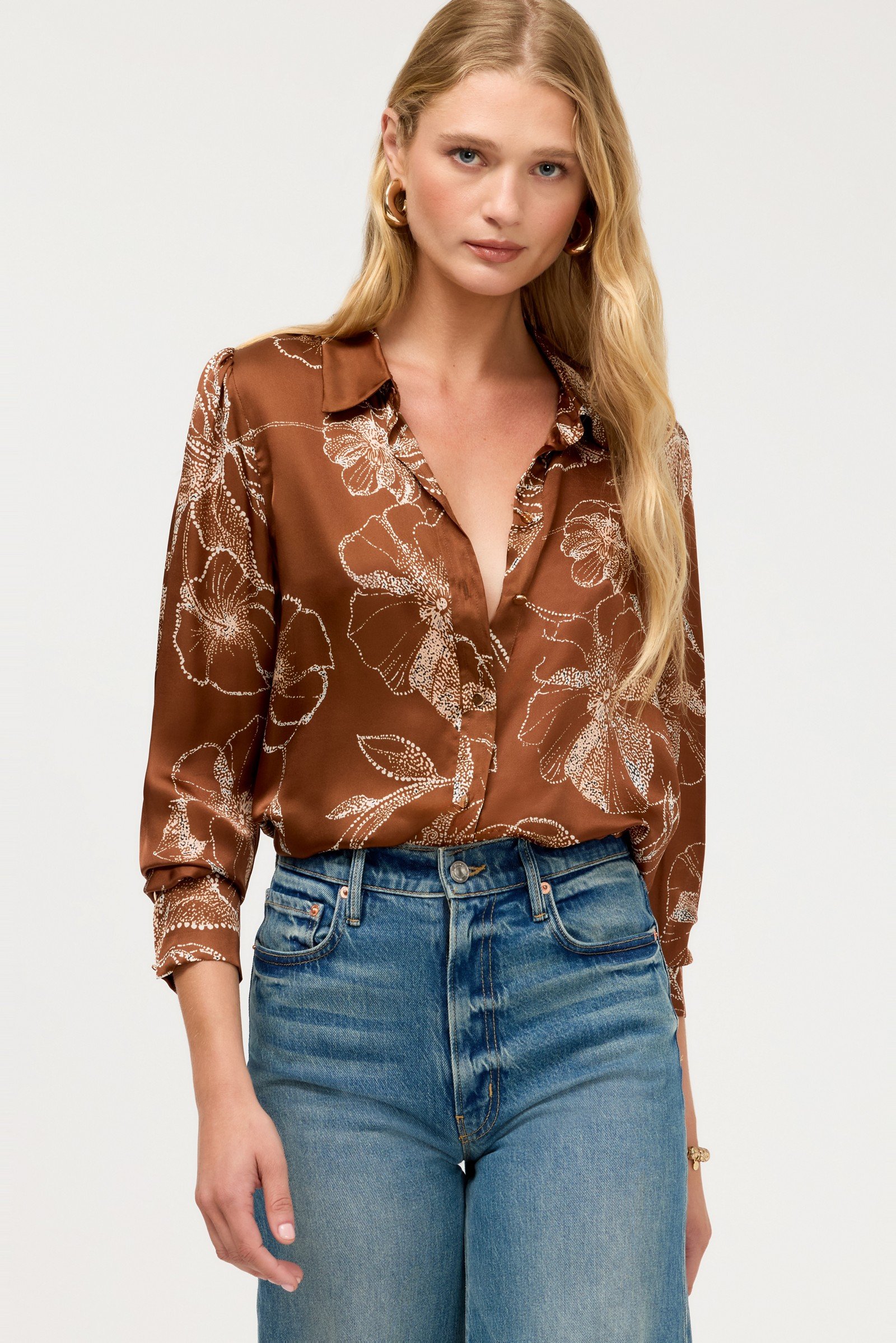 AVERI BUTTON DOWN BLOUSE