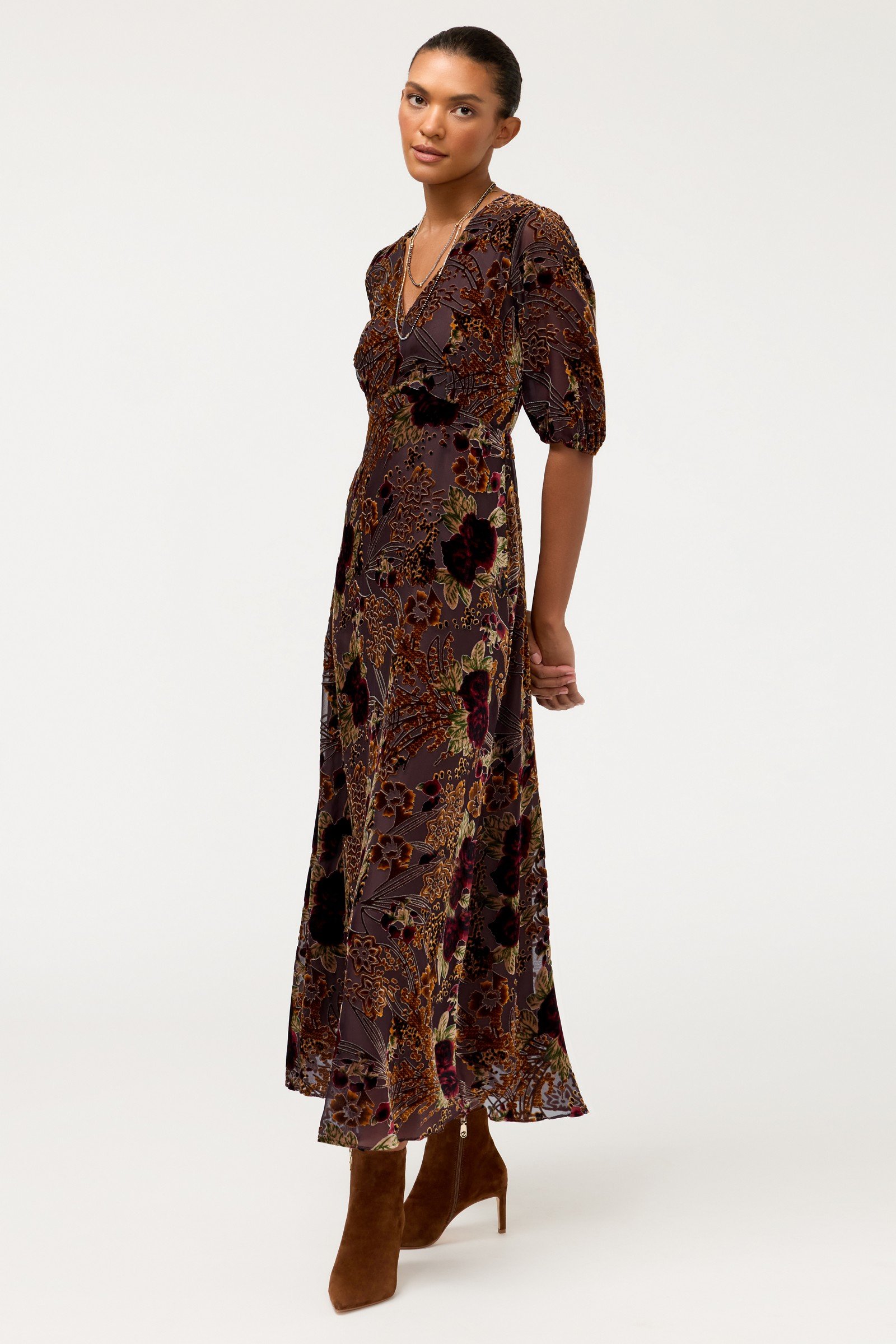 CINCO BURNOUT DRESS
