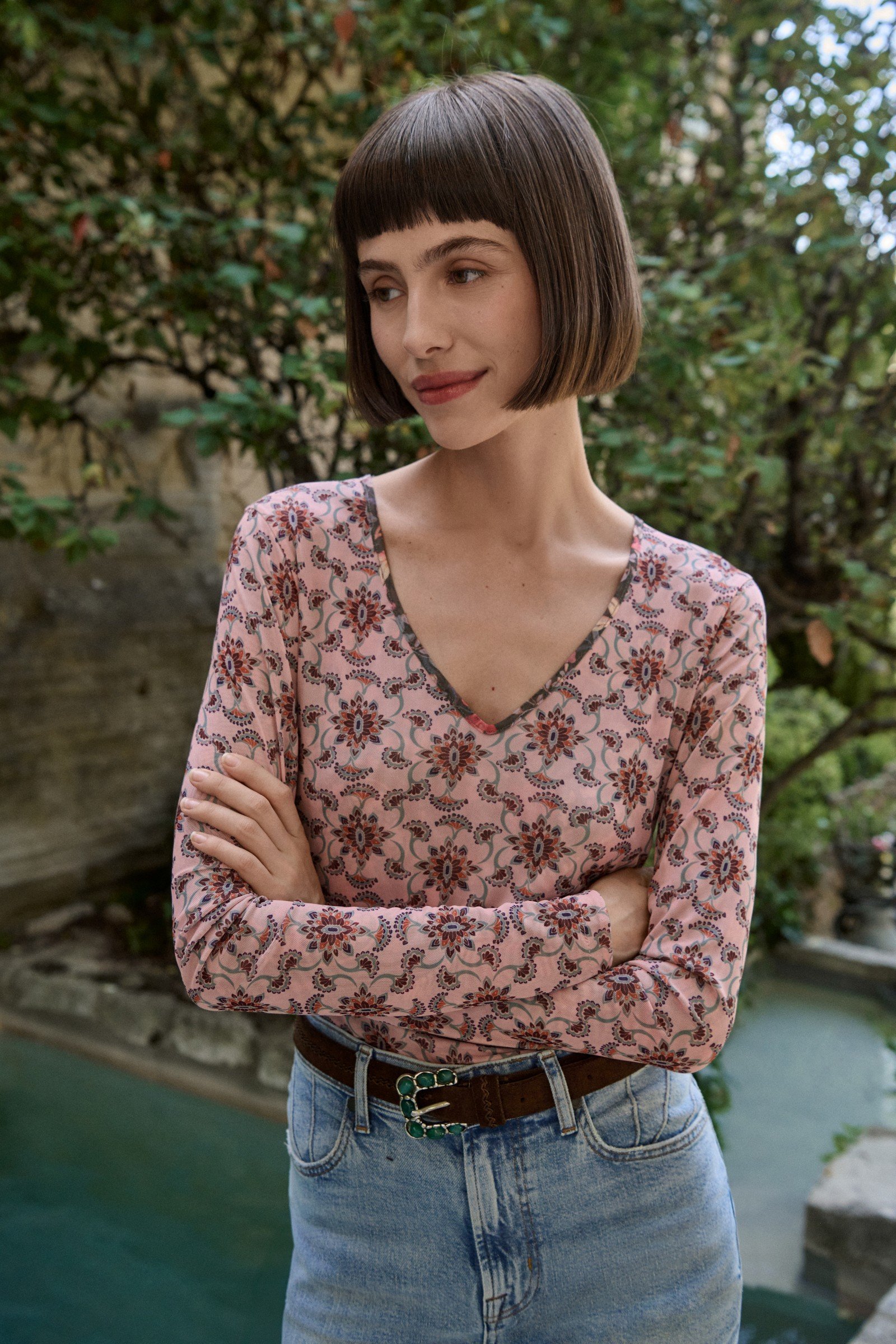 LINDEY REVERSIBLE LONG SLEEVE TEE