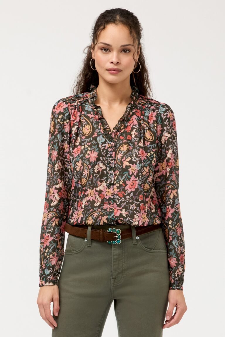 HANNETH PINTUCK BLOUSE