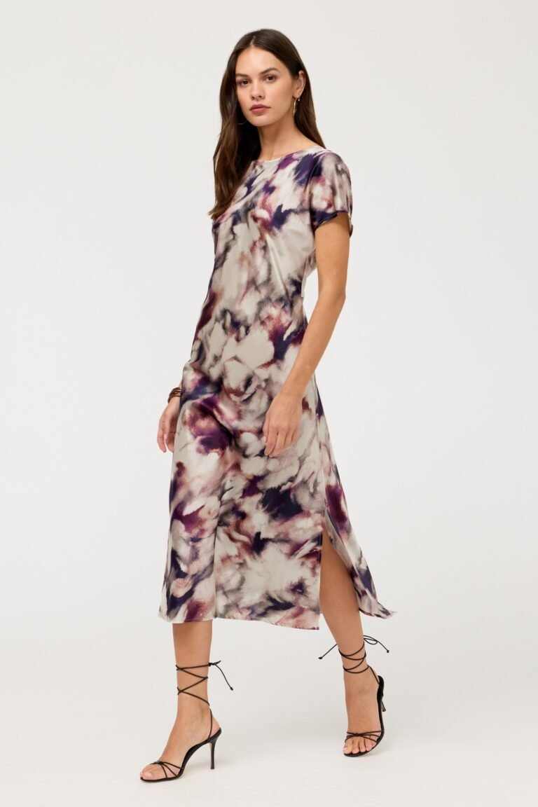BIAS DOLMAN DRESS