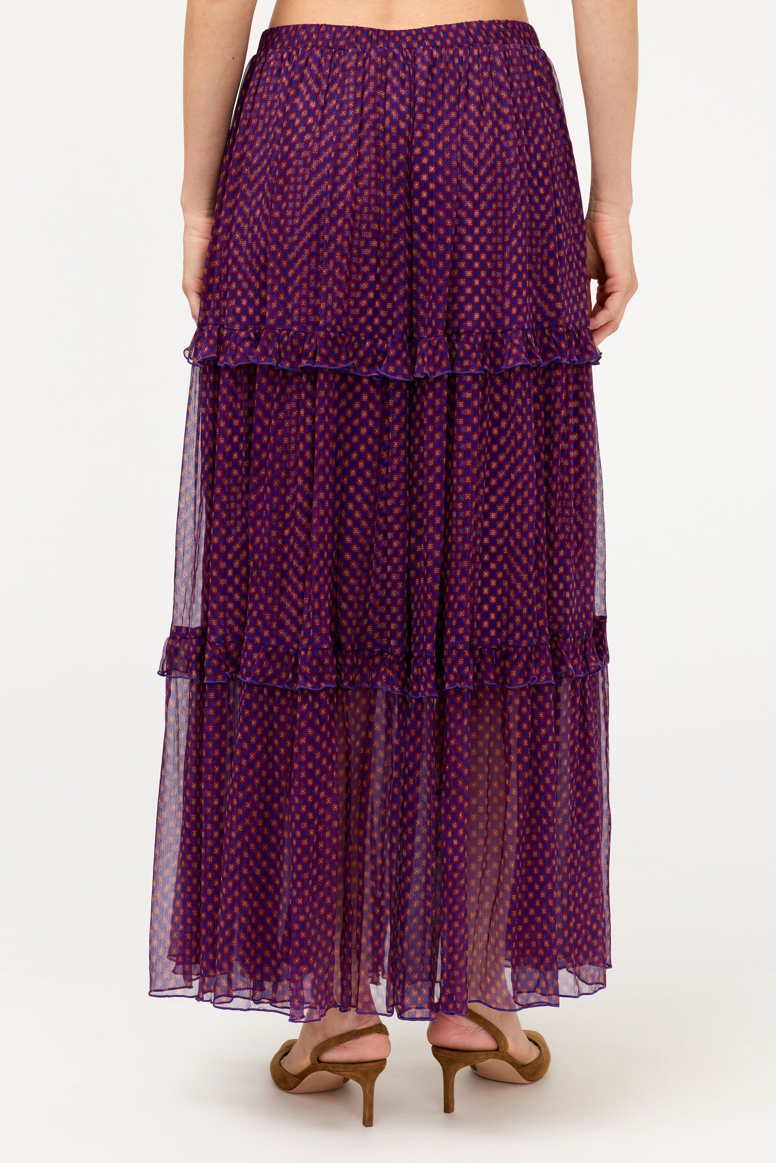 TERRA TIERED MAXI SKIRT