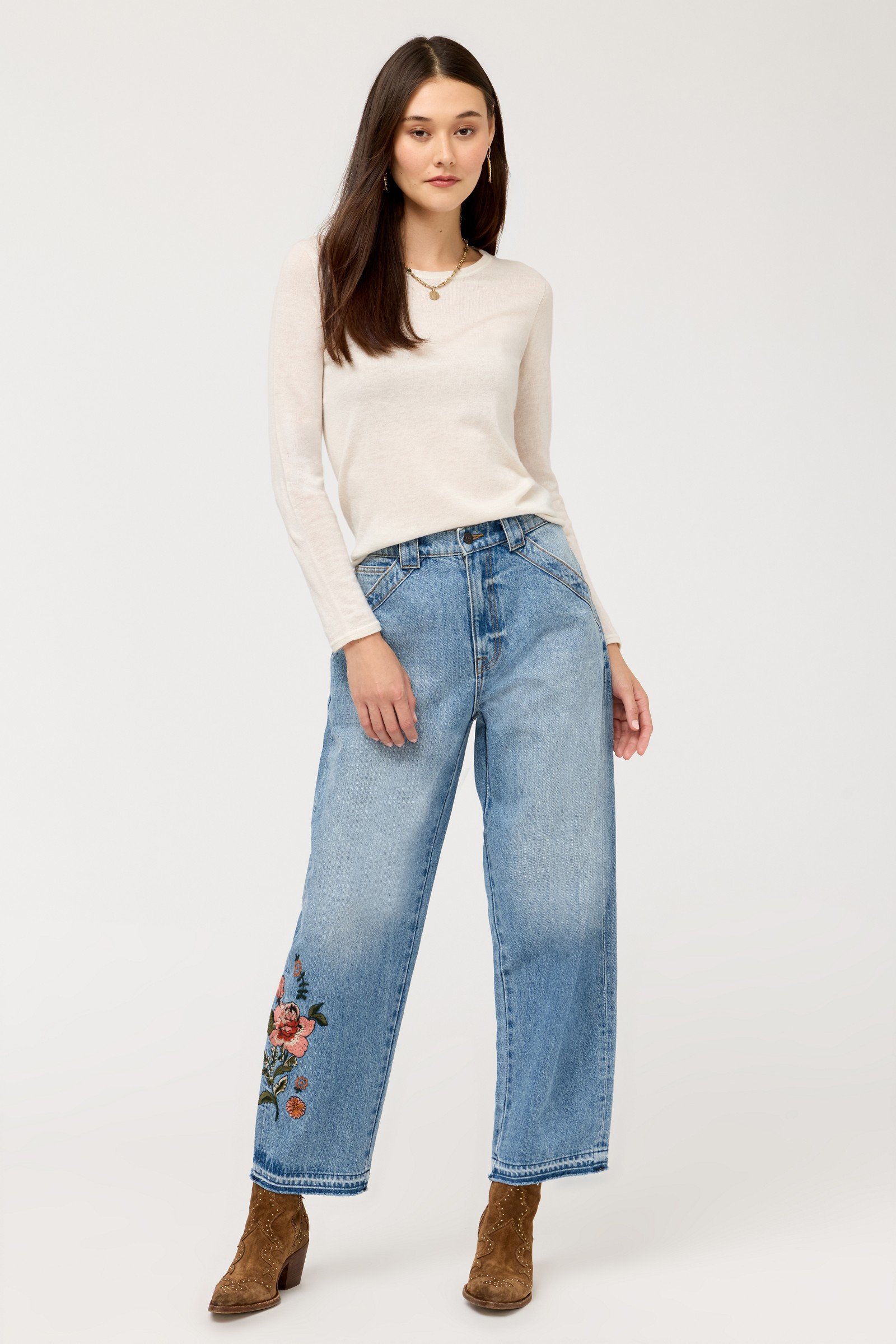 THE SOLANA BARREL JEAN