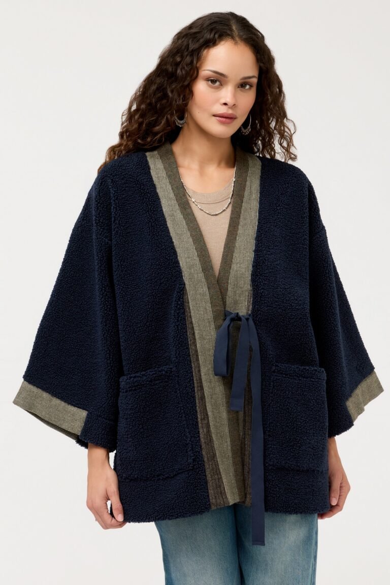 MELBA BOUCLE KIMONO