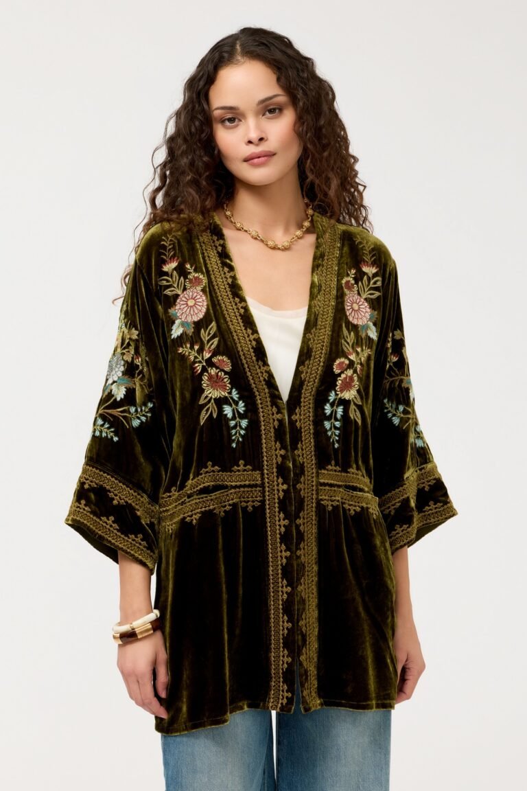WIDE HEM KIMONO