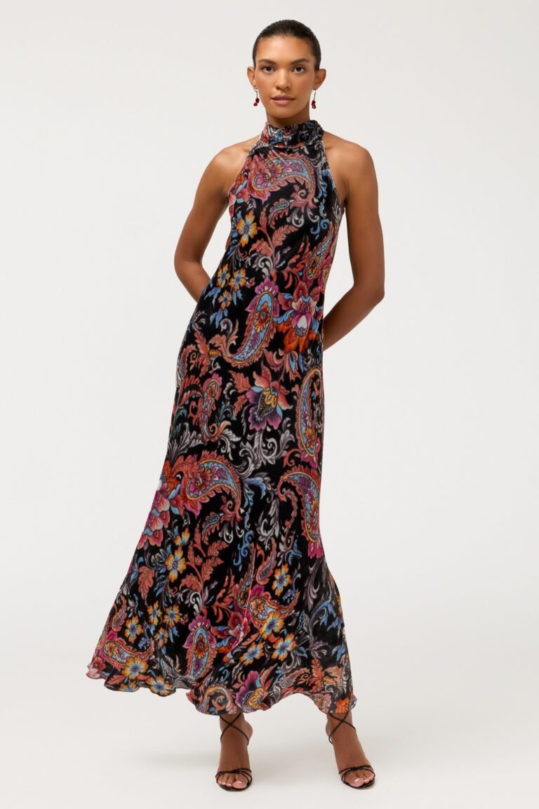 EIRENE MAXI HALTER DRESS