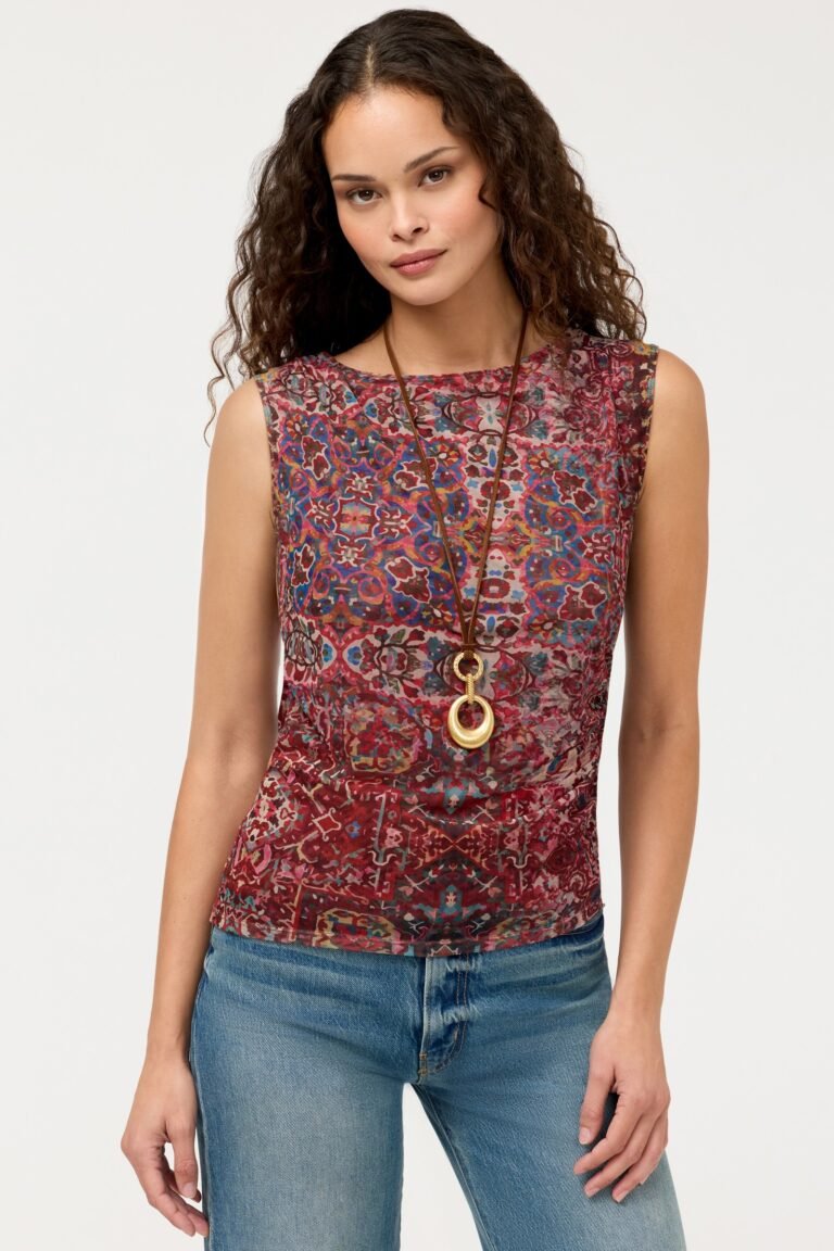 ELIZETH MESH TEE