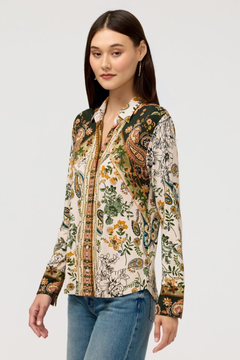 THE JANIE FAVORITE BUTTON FRONT SHIRT