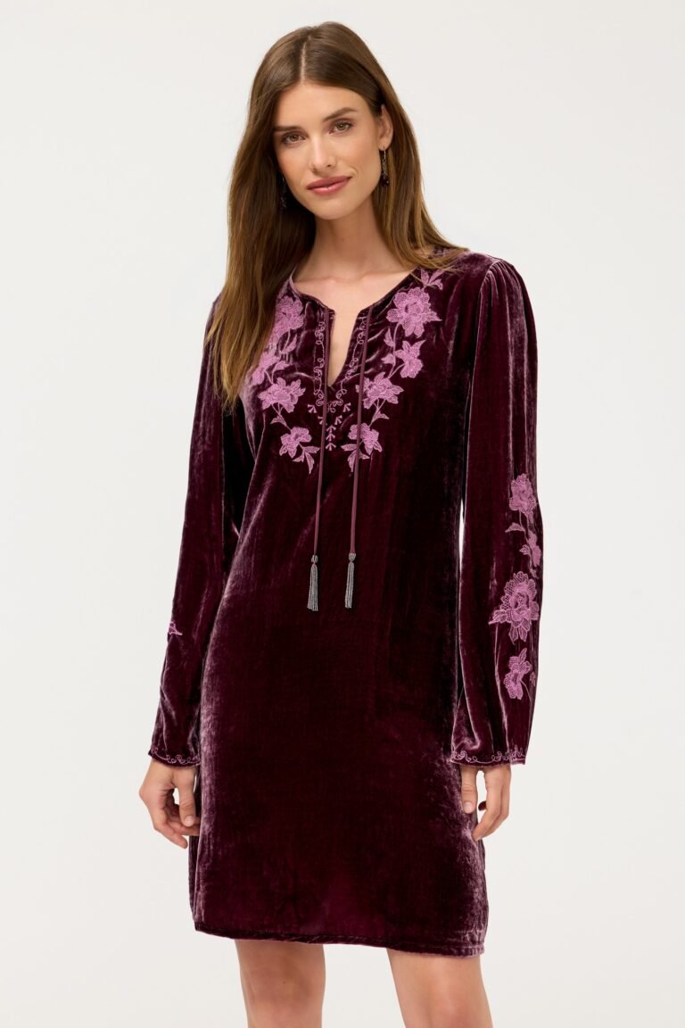KIMONO SLEEVE RELAXED DRESS